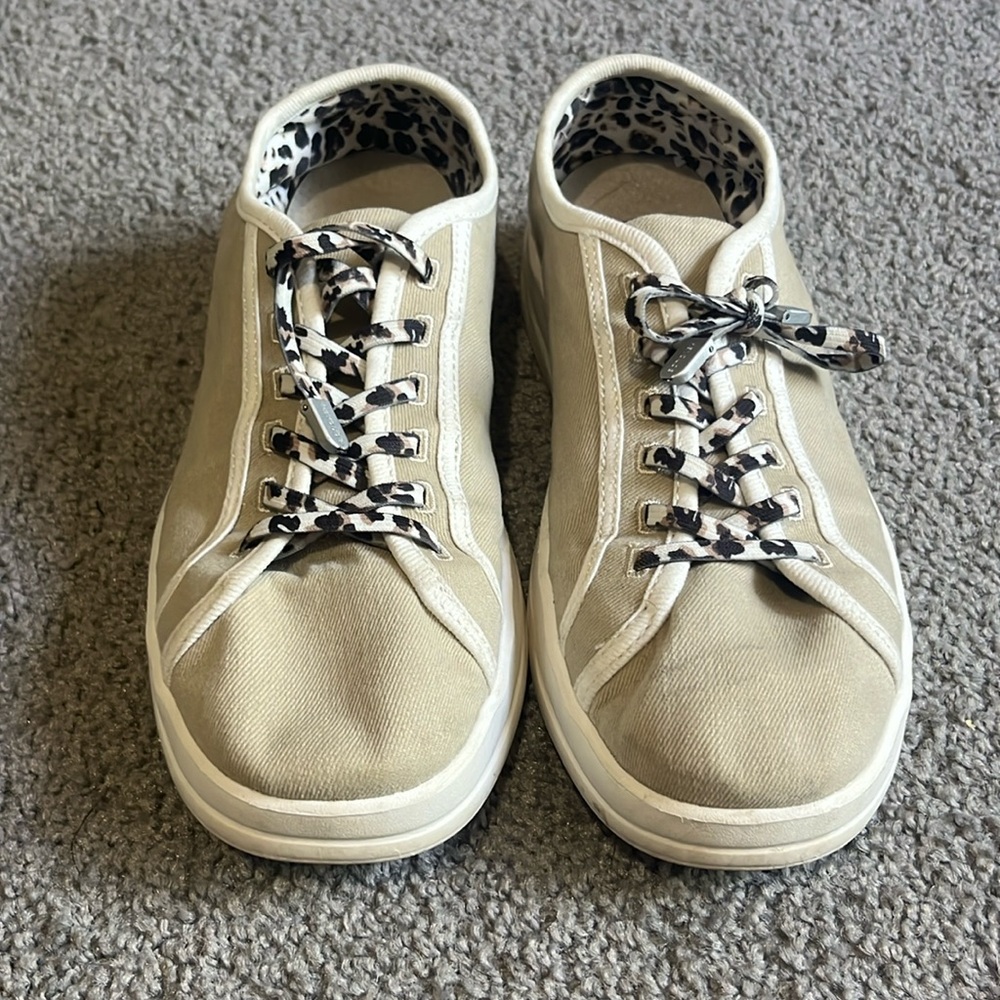 Hey Dude Karina Joy sneakers with leopard print laces